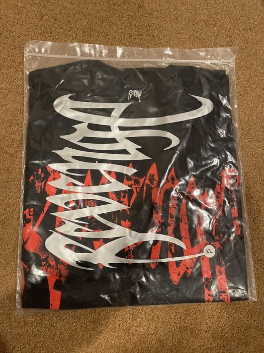 Revenge x Juice Wrld 999 Burnout Tee Black