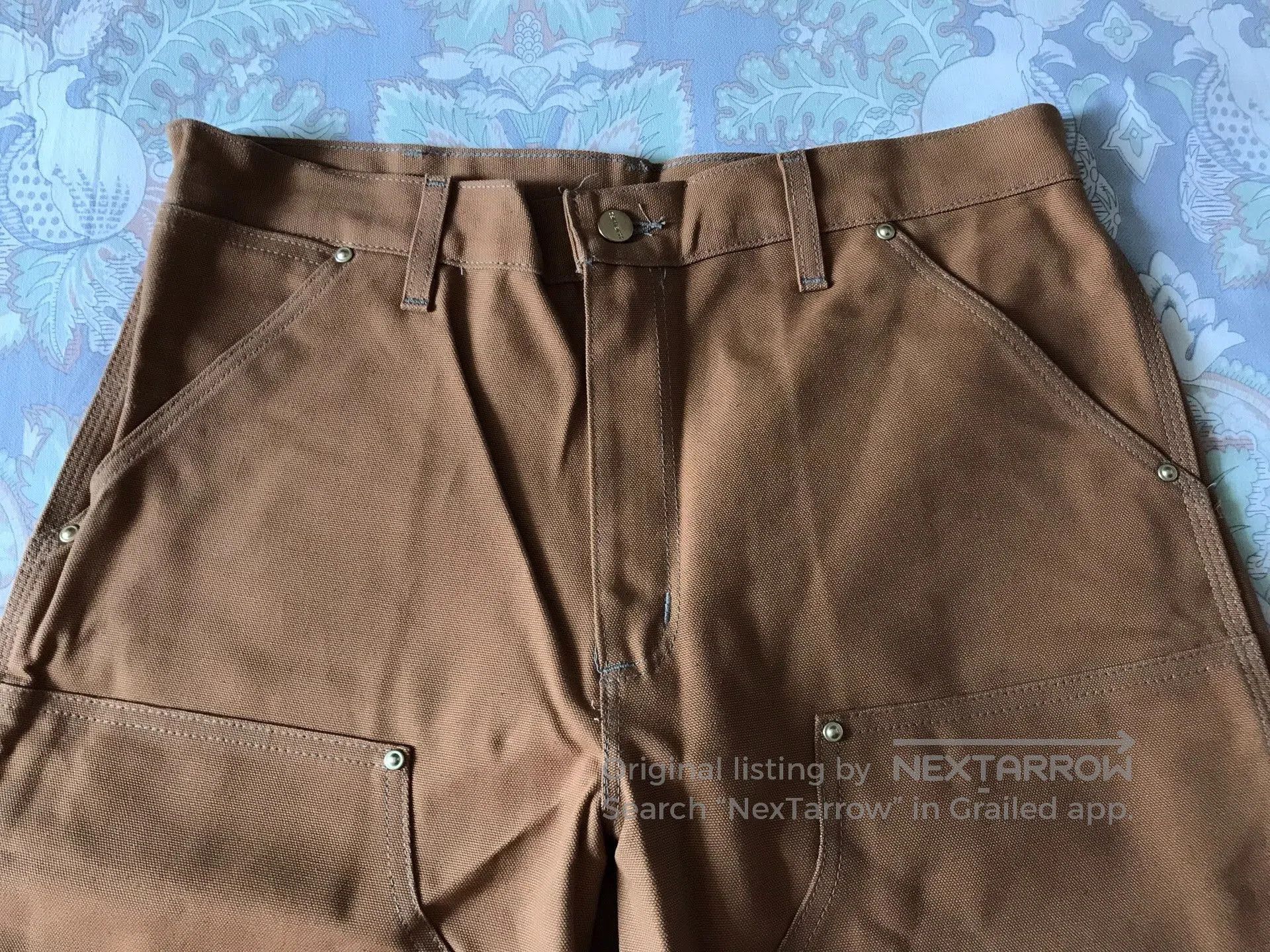 Carhartt Carhartt B01 BRN Canvas Work Pants W34L30. Size US 34 / EU 50 - 4 Thumbnail