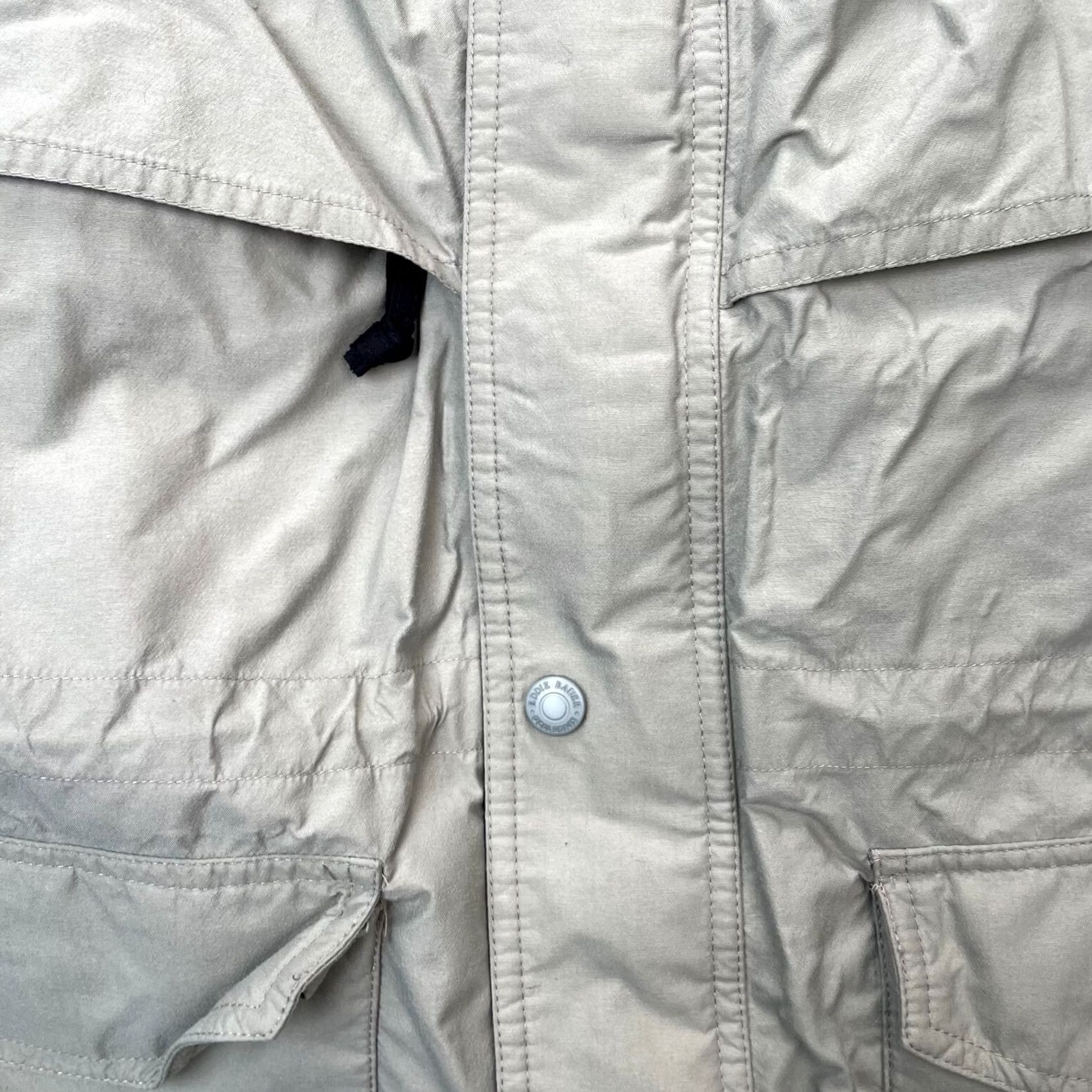 Eddie Bauer VINTAGE Eddie Bauer Jacket Mens L Gray Gore Tex Parka Coat Pockets Hooded Parka Jacket Size US L / EU 52-54 / 3 - 4 Thumbnail