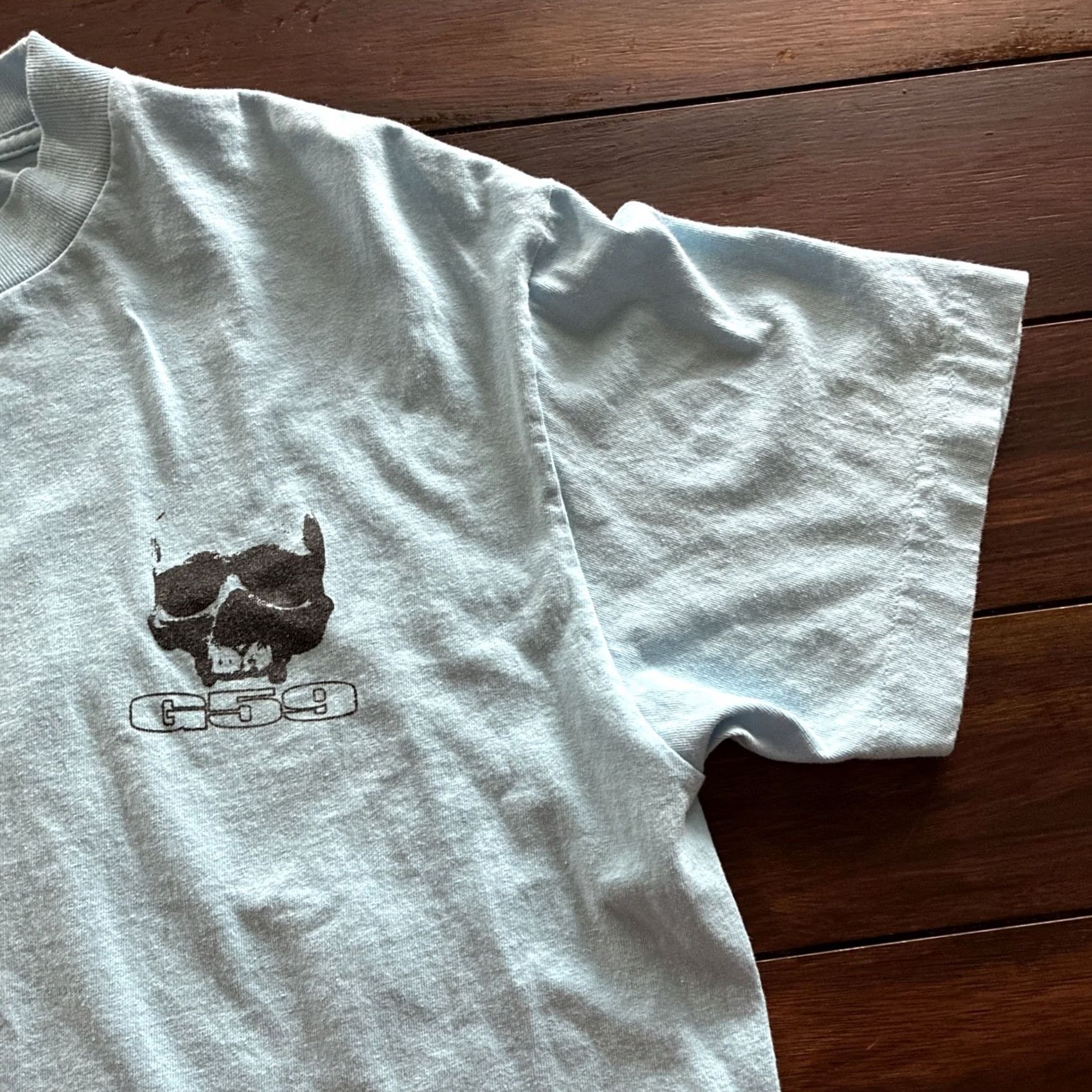 G59 Records G59 Records T-Shirt Skull Logo Light Blue Medium Men XS? Size US M / EU 48-50 / 2 - 5 Thumbnail
