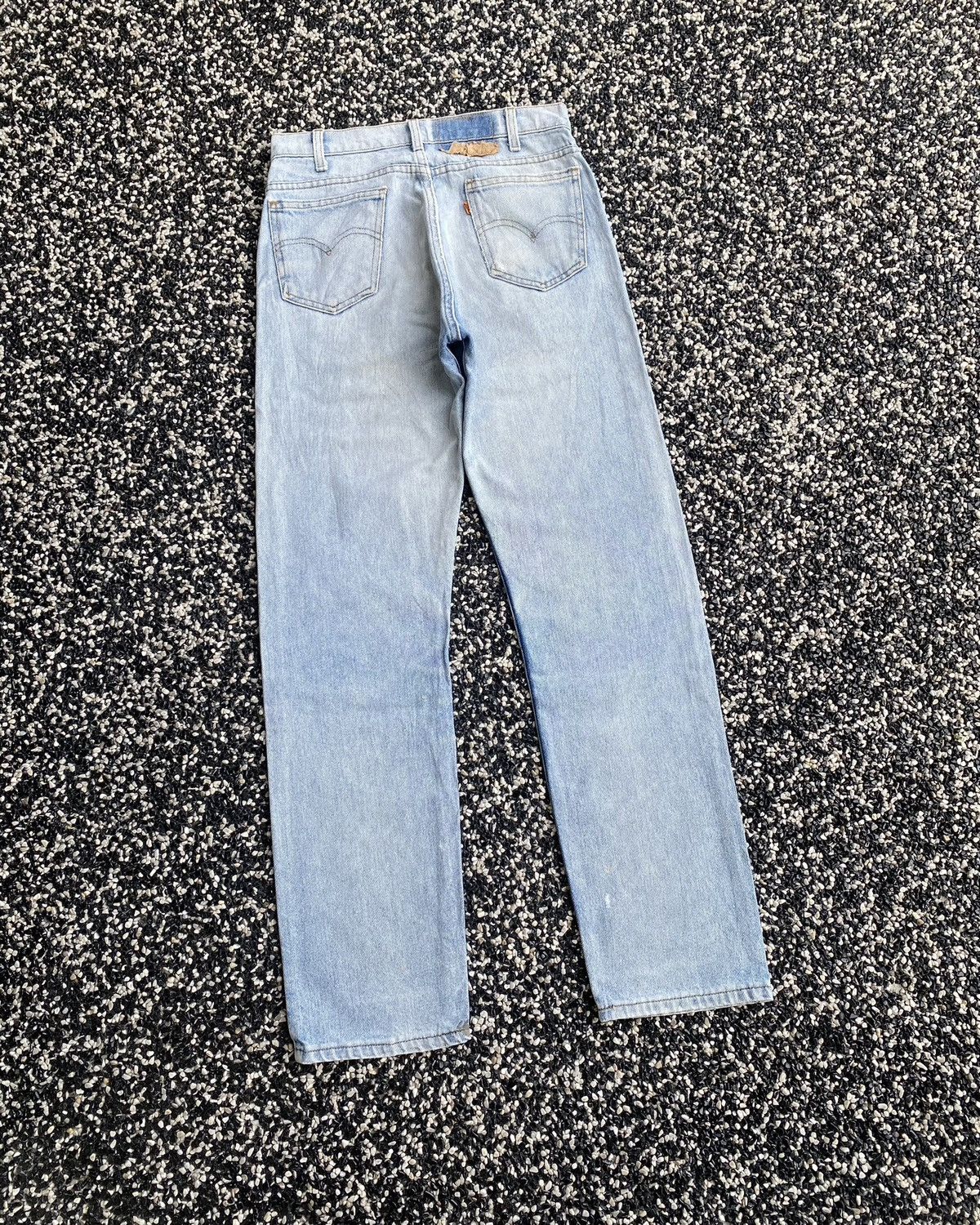 JNCO × Levi's × Vintage 🔥LEVIS 505 ORANGE TAB DISTRESSED DENIM JEANS Size US 28 / EU 44 - 5 Thumbnail
