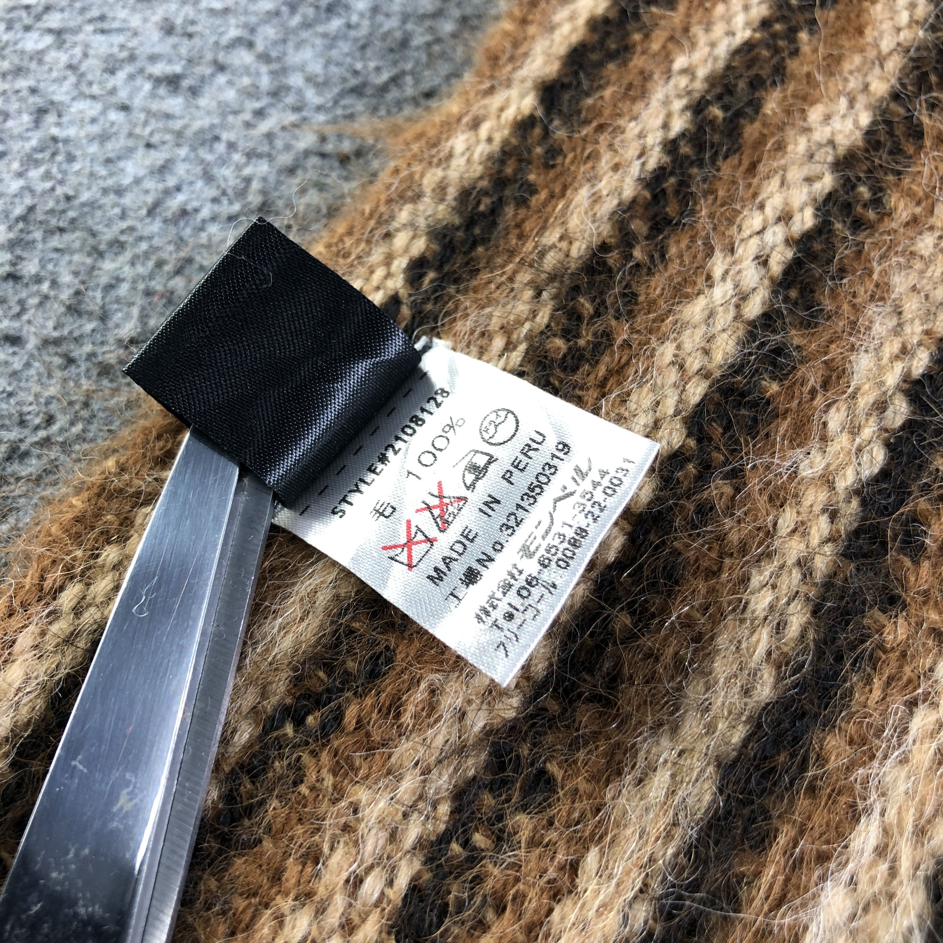 Montbell Montbell Striped Wool Scarf Muffler V2754 Size ONE SIZE - 6 Thumbnail