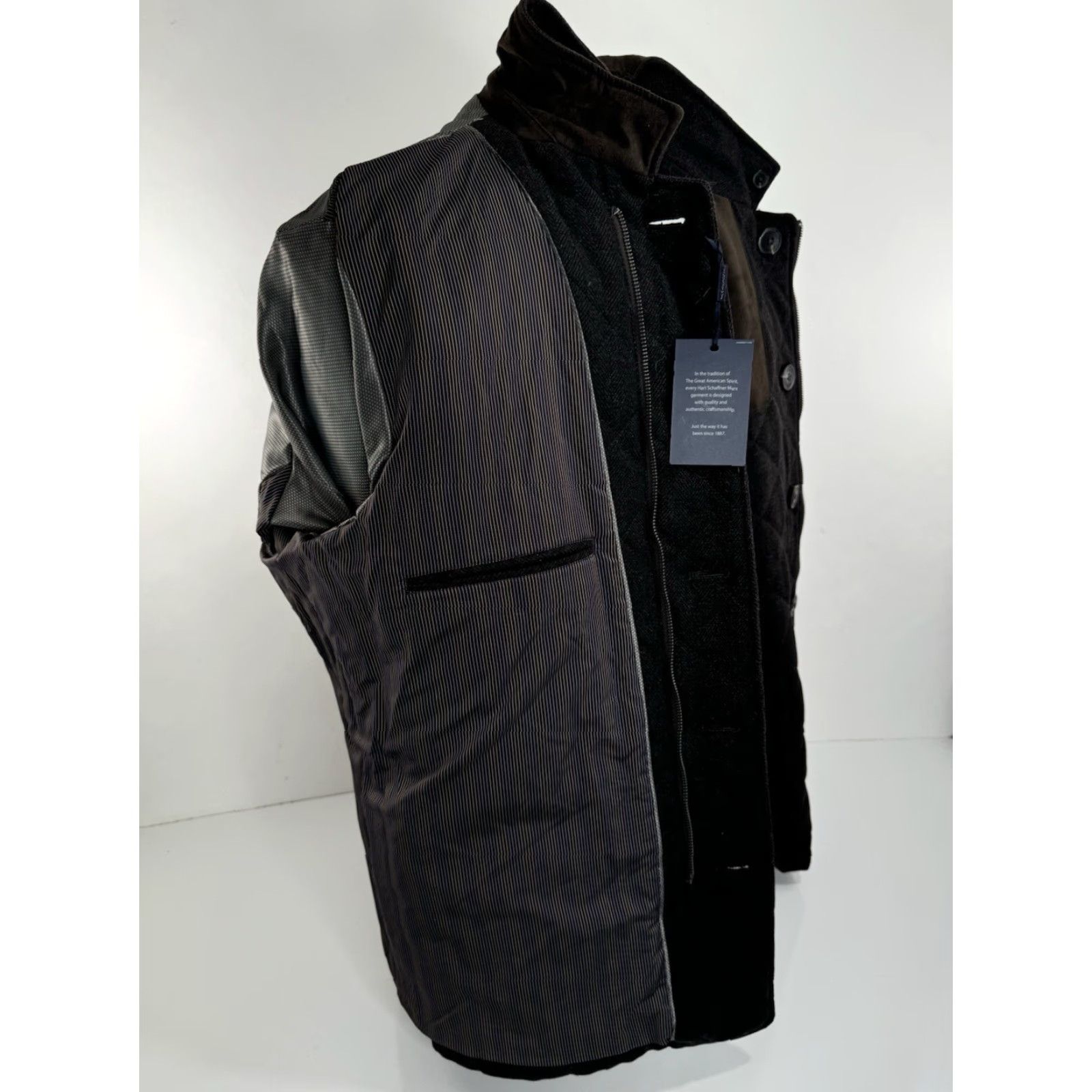 Hart Schaffner Marx Hart Schaffner Marx Jacket Ranch Hunting Wool Blend XL Zip Brown Men XL Hitch? Size US XL / EU 56 / 4 - 7 Thumbnail