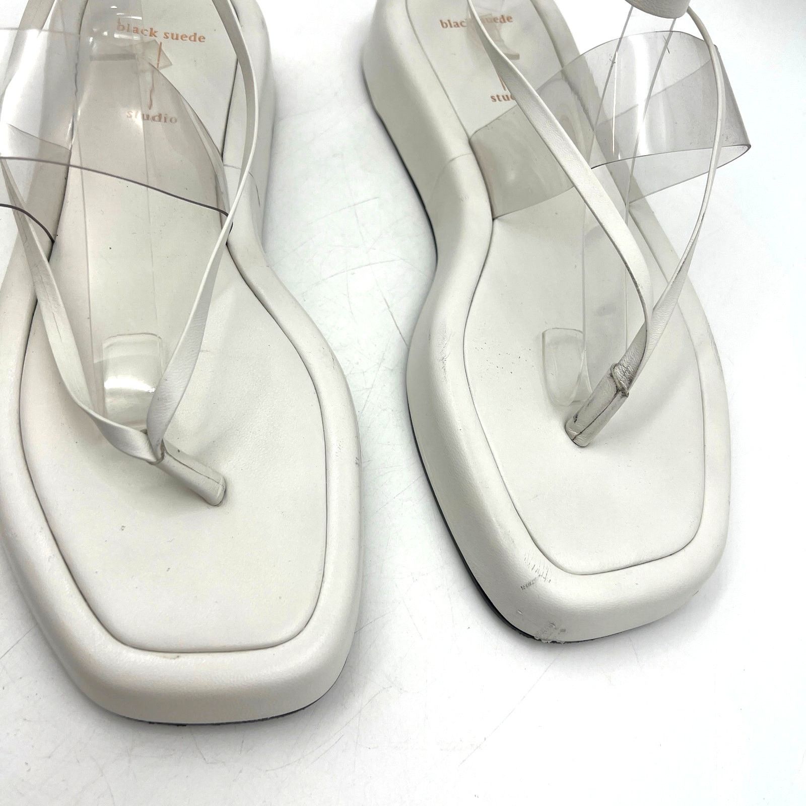 Other Black Suede Studio Callie Leather Platforms White Size US 11 / IT 41 - 3 Thumbnail