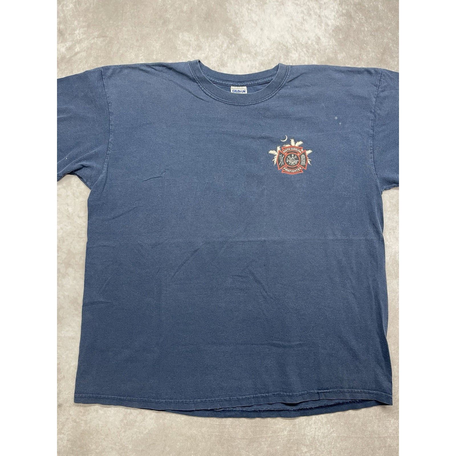 Other South Carolina Firefighter T-Shirt XL Maltese Cross Palmetto Size US XL / EU 56 / 4 - 2 Thumbnail