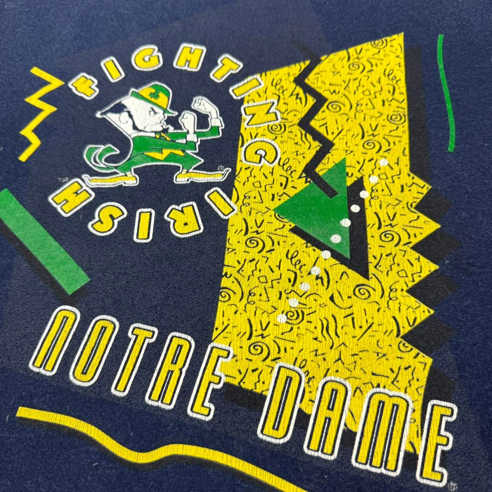 Champion Vintage 90s notre dame shirt tank top champion XL USA Size US XL / EU 56 / 4 - 3 Thumbnail