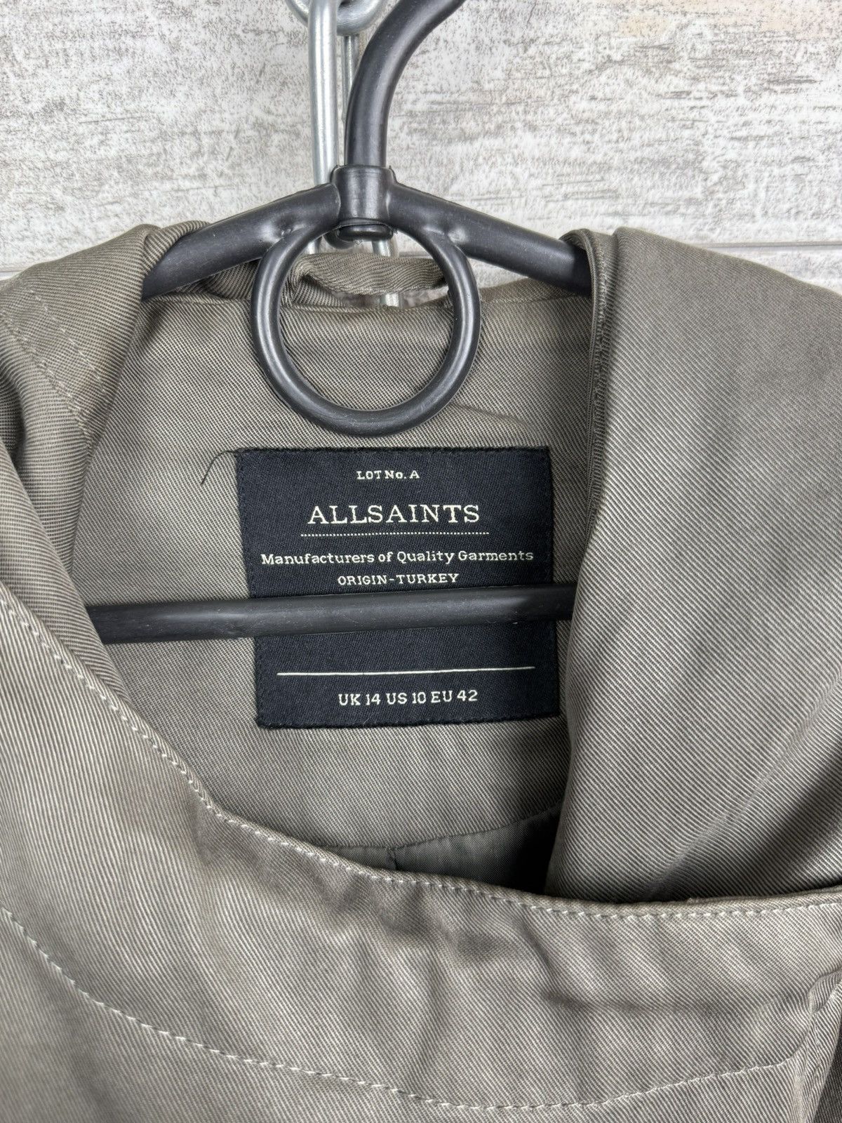 Allsaints Vintage ALLSAINTS PORTERE KHAKI PARKA COAT Japanese Y2K Size L / US 10 / IT 46 - 8 Thumbnail