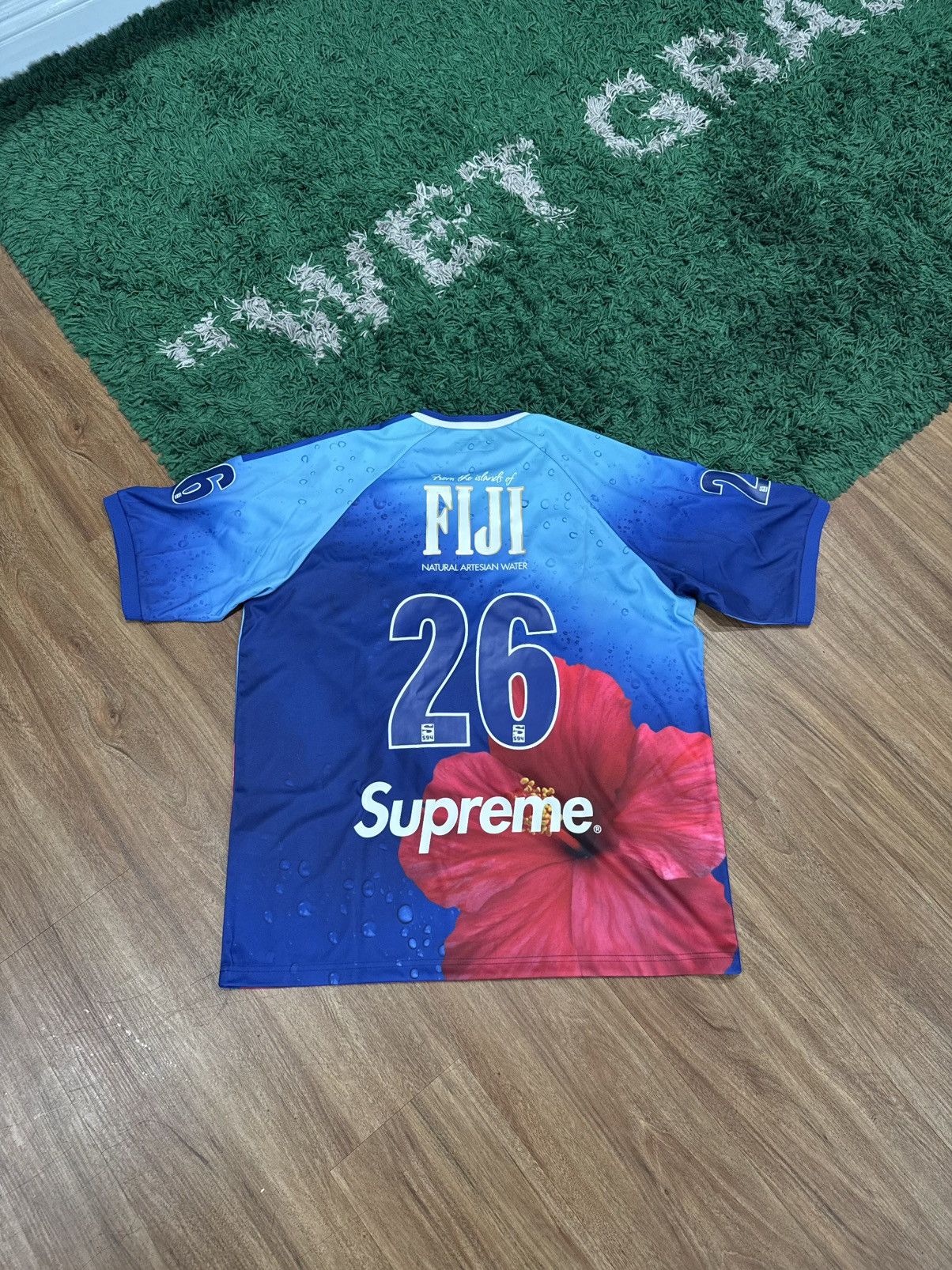 Supreme Supreme Fiji Soccer Jersey Size US L / EU 52-54 / 3 - 5 Thumbnail