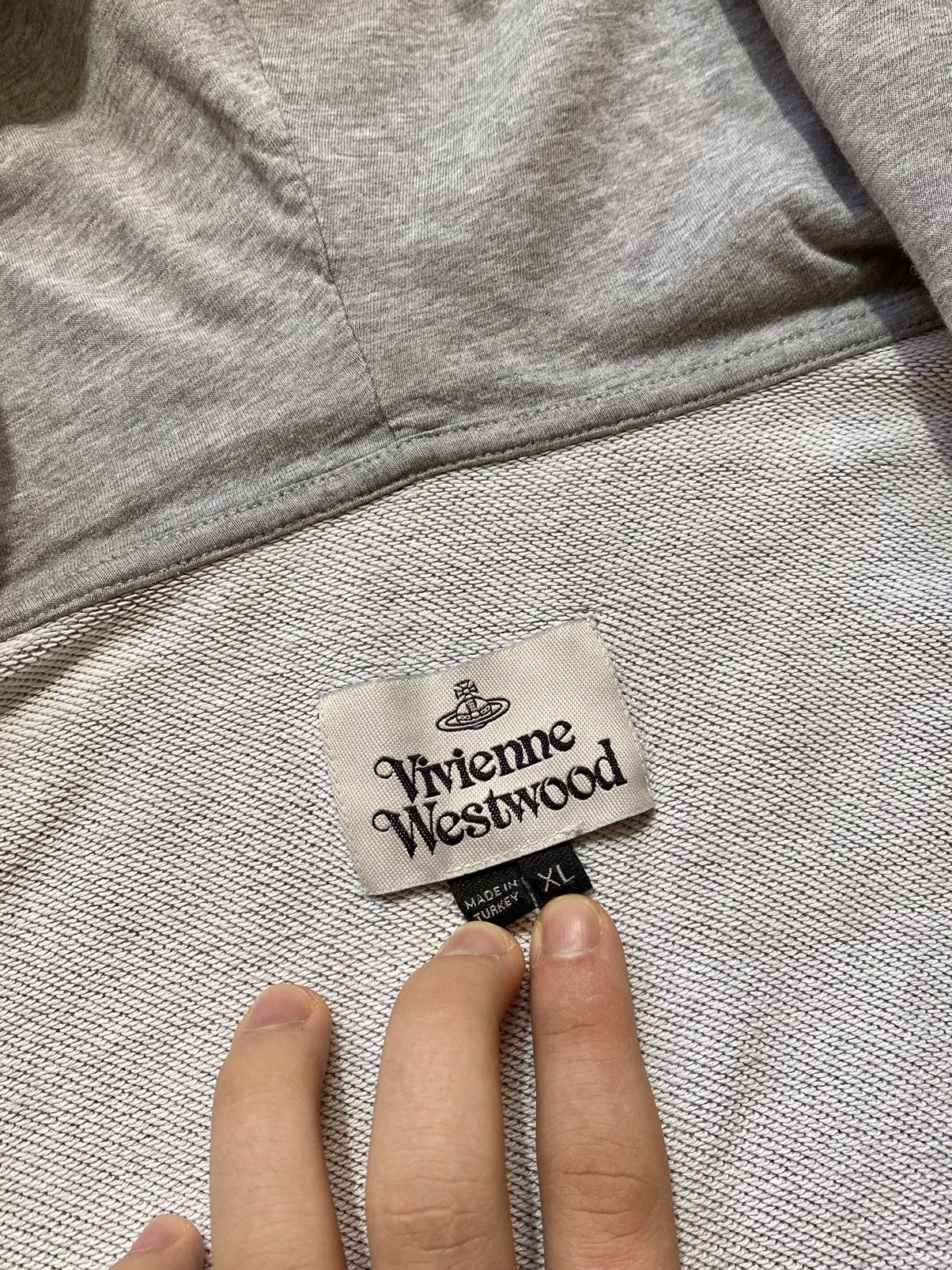 Vivienne Westwood Vivienne Westwood Zip Up Logo Hoodie Size US XL / EU 56 / 4 - 4 Thumbnail