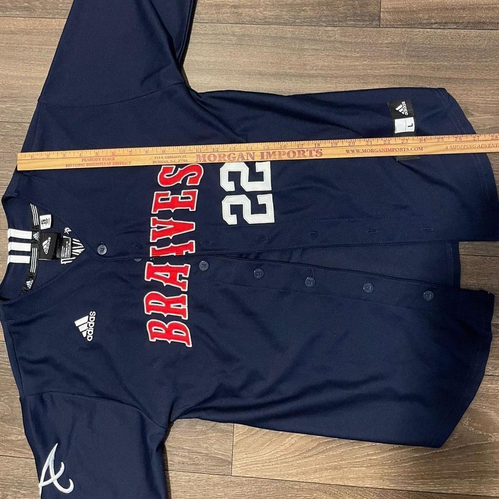 Adidas Braves jersey Heyward 22 size L Message for any questions Size US L / EU 52-54 / 3 - 4 Thumbnail