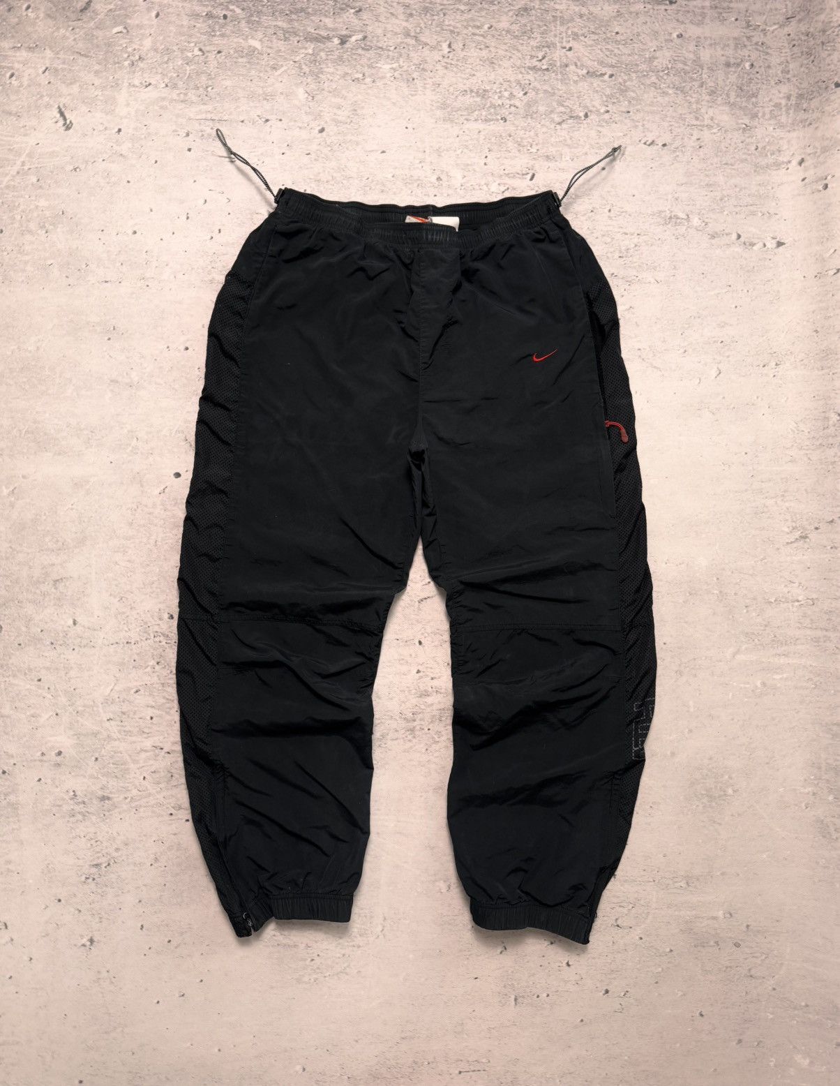 Nike × Vintage NIKE VINTAGE BASIC LOGO OVERSIZE BAGGY PANTS Size US 34 / EU 50 - 1 Thumbnail
