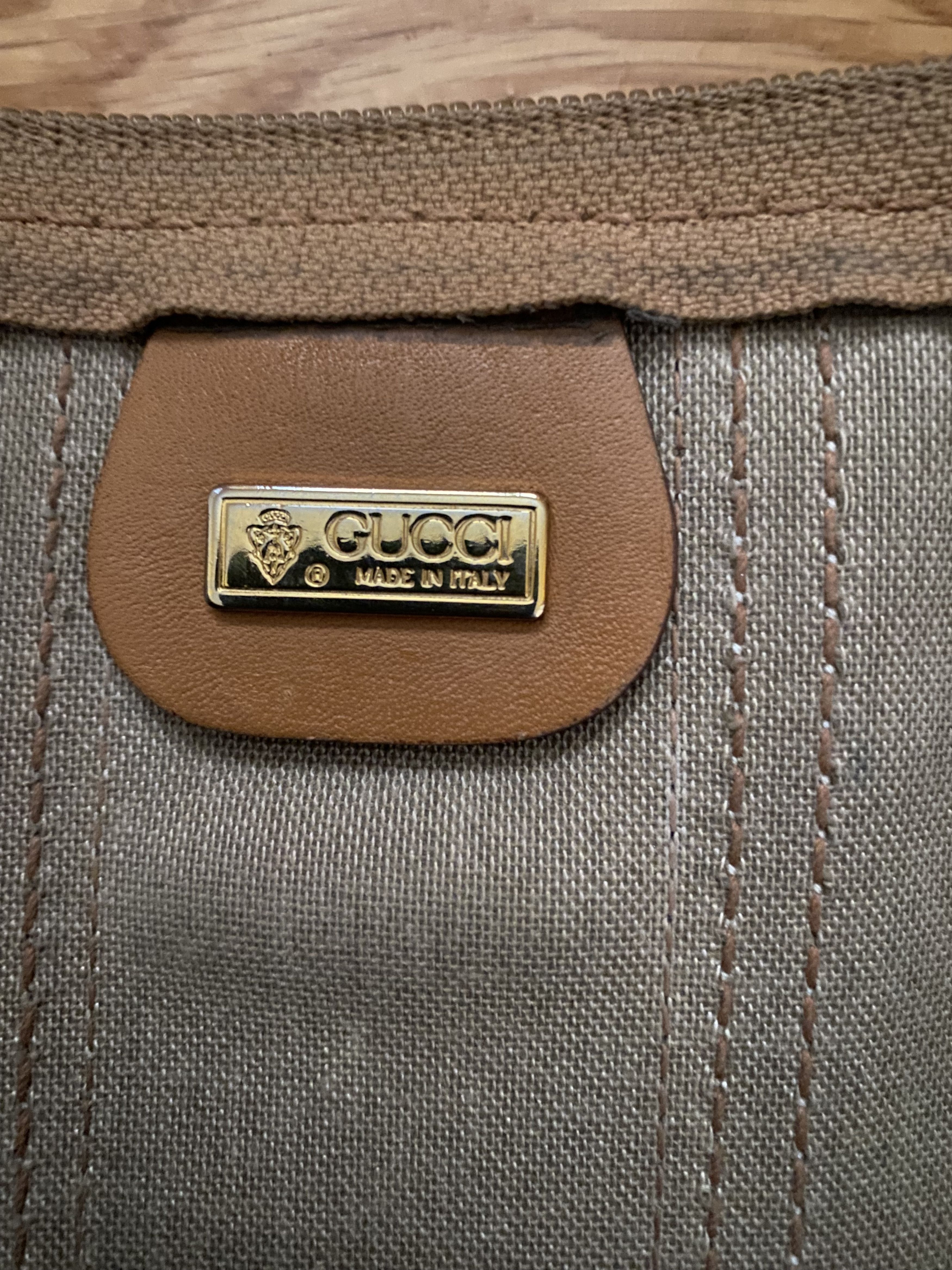Gucci GUCCI Vintage Large Luggage/Travel Bag Double G Size ONE SIZE - 7 Thumbnail