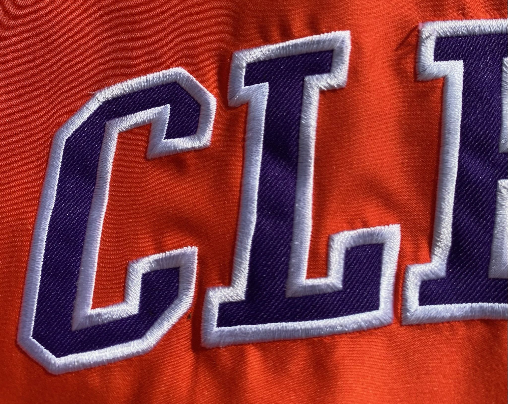 Other Y2K Clemson Tigers Embroidered Orange Pullover Jacket 2XL Size US XXL / EU 58 / 5 - 4 Thumbnail