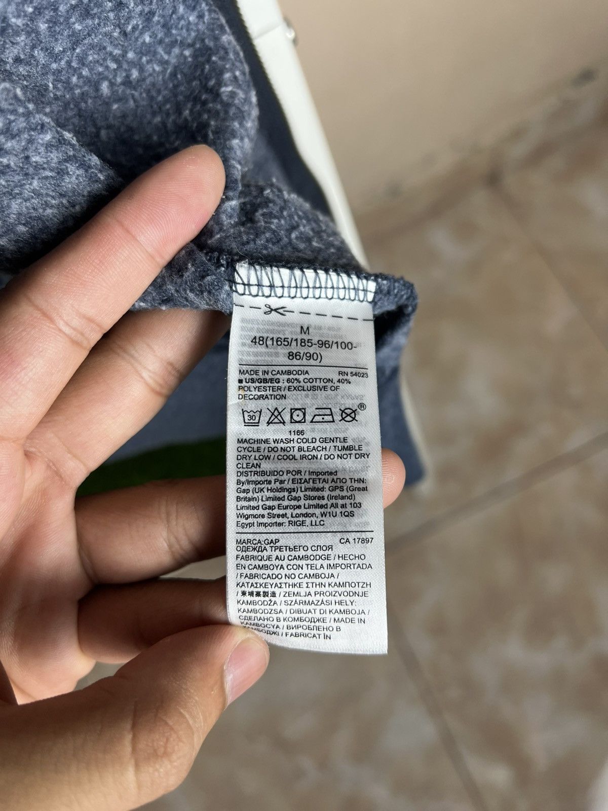 Gap × Vintage Vintage GAP Zipper Hoodie Size US M / EU 48-50 / 2 - 8 Thumbnail