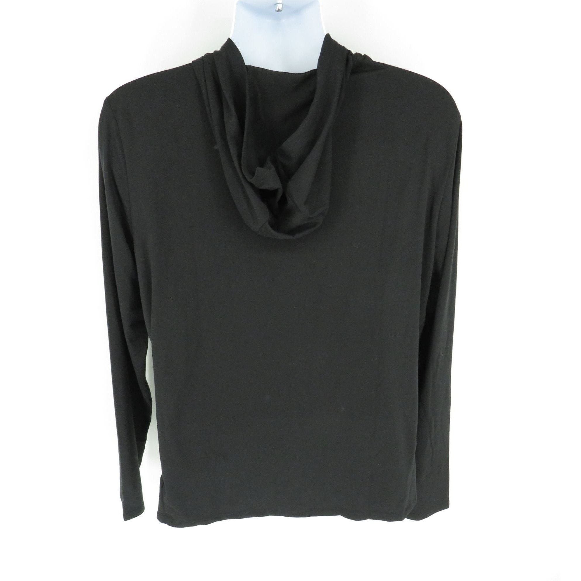 Other Amazon Essentials Women's Black Long-Sleeve Hooded Shirt Siz Size L / US 10 / IT 46 - 4 Thumbnail