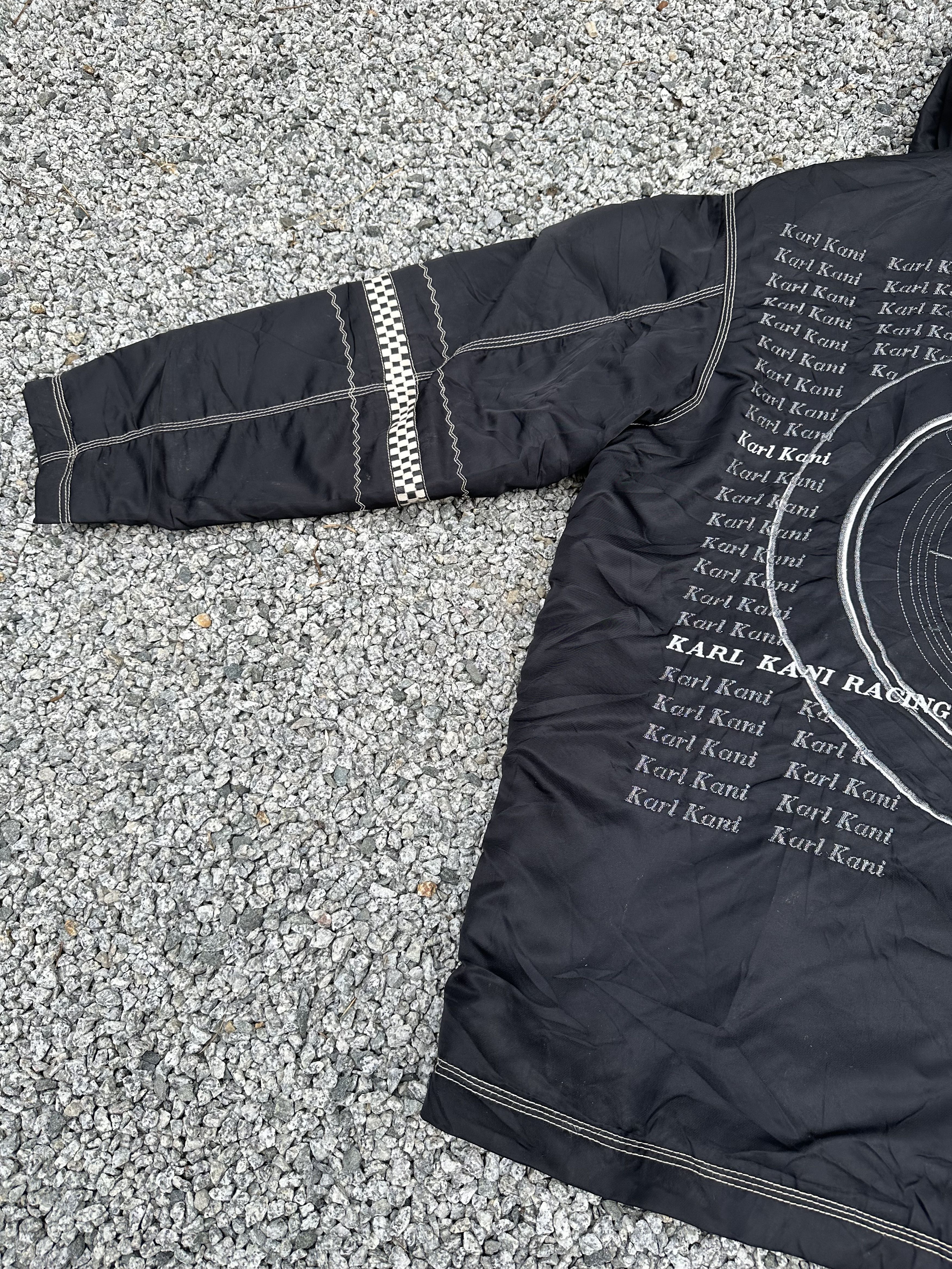 Karl Kani Vintage 90s Karl Kani 68 Leather Racing Team Jacket Size US L / EU 52-54 / 3 - 12 Thumbnail