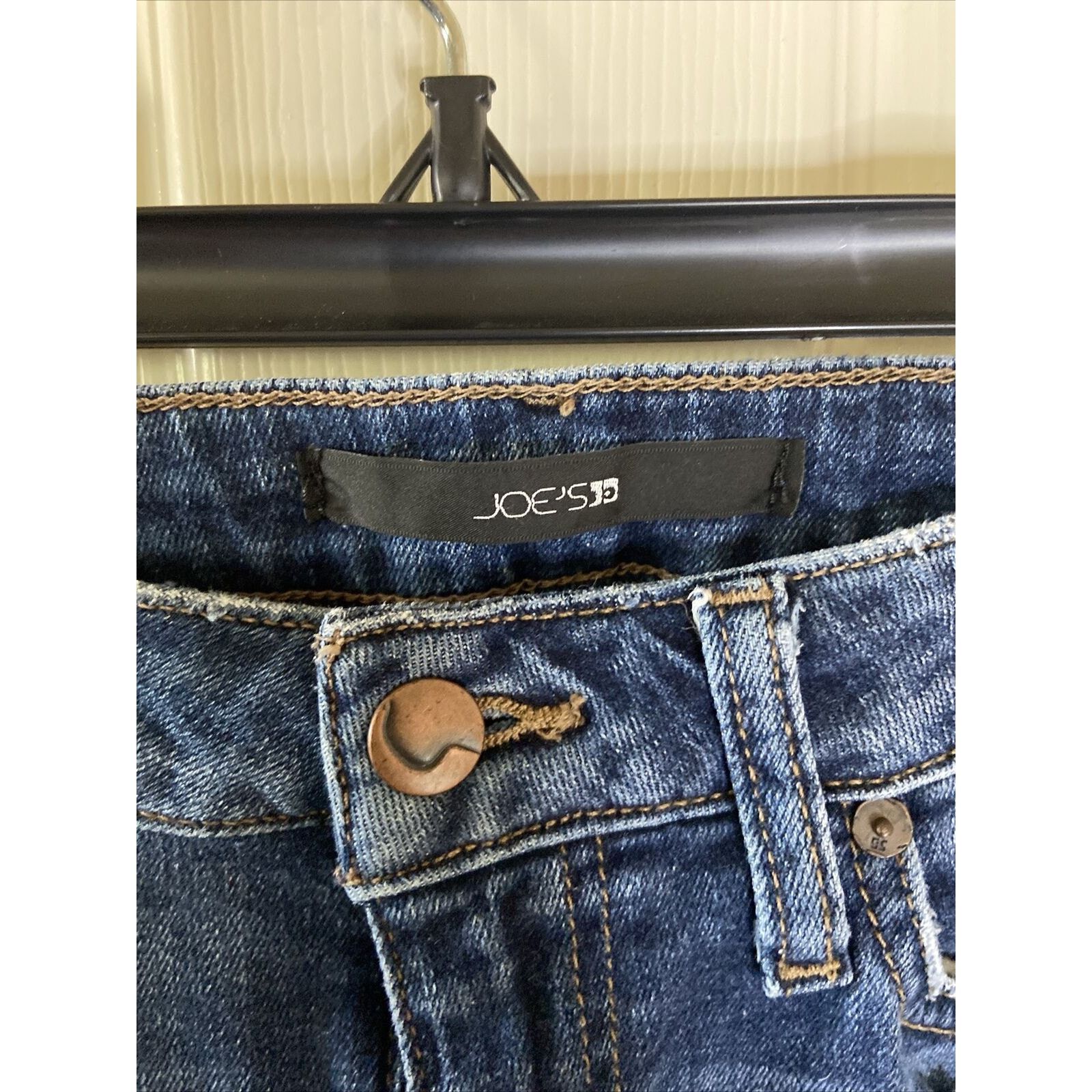 Joe's Joe's Beckett Skinny Ankle Jeans 26 Distressed Dark Wash Size 26" / US 2 / IT 38 - 5 Thumbnail