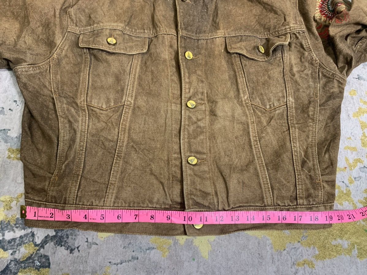 Vintage Vintage 80’s Cimarron Apache Distressed Denim Jacket Size US L / EU 52-54 / 3 - 13 Thumbnail