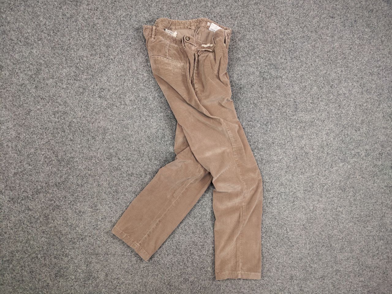 L.B.M. 1911 LBM 1911 Italy Design Beige Corduroy trouser Casual Pants Size US 34 / EU 50 - 10 Thumbnail