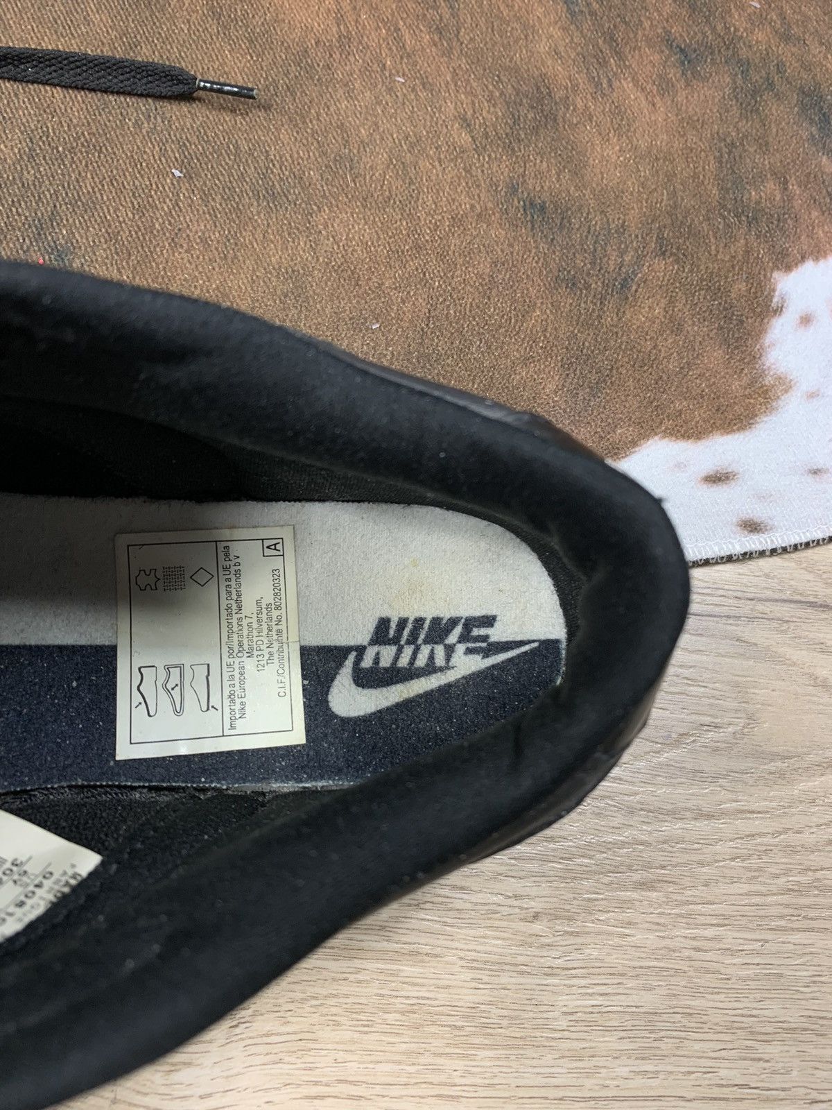 Nike × Vintage Vintage Rare 2004 Nike Dunk Low Black 00s y2k Size US 5.5 / IT 35.5 - 10 Thumbnail