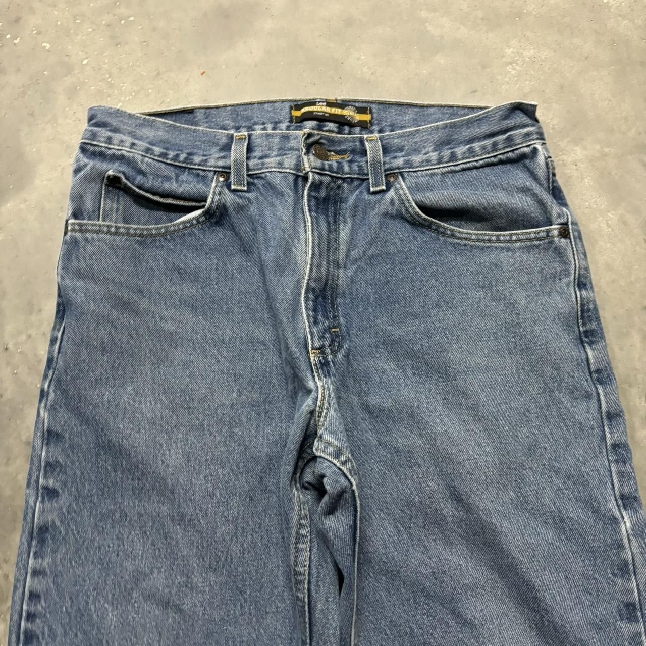 Japanese Brand × Vintage Crazy Vintage Y2K/2000s Grunge Medium Wash Essential Denim Jeans! Size US 32 / EU 48 - 5 Thumbnail