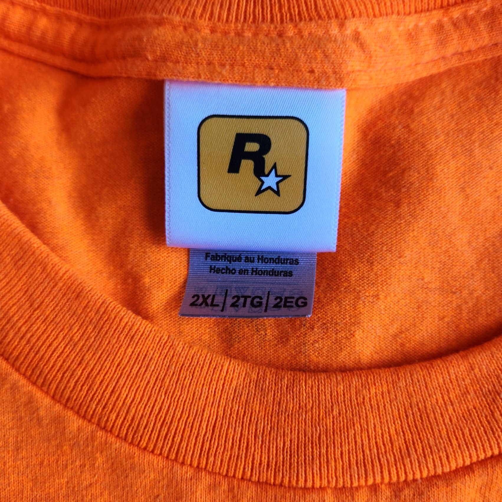 Vintage VINTAGE Grand Theft Auto GTA V DJ Pooh Rockstar Games 2013 Rare Orange 2XL Promo T-Shirt Shirt Mens Short Sleeve Crew Ne... Size US XXL / EU 58 / 5 - 6 Thumbnail