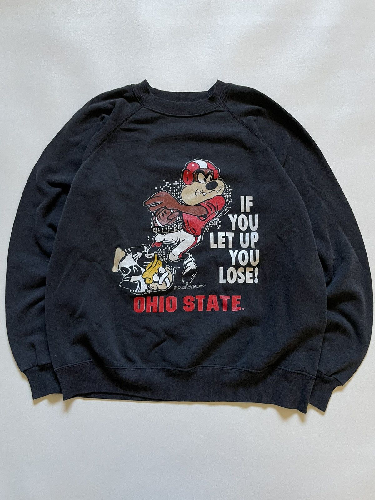 Vintage × Warner Bros Vintage Ohio state Taz sweatshirt Size US L / EU 52-54 / 3 - 2 Thumbnail