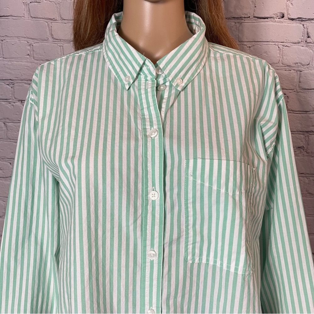 American Eagle Outfitters New American Eagle Outfitters Relaxed Fit Crop Striped Long Size M / US 6-8 / IT 42-44 - 9 Thumbnail