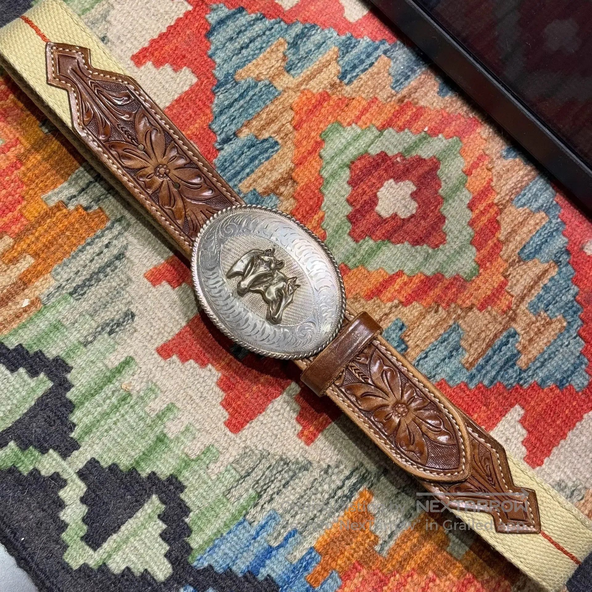 RRL Ralph Lauren Ralph Lauren Horse Head Buckle Belt. Size ONE SIZE - 1 Thumbnail
