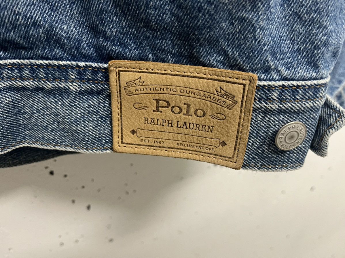 Polo Ralph Lauren Polo ralph lauren denim dungaree trucker jacket Size US L / EU 52-54 / 3 - 7 Thumbnail