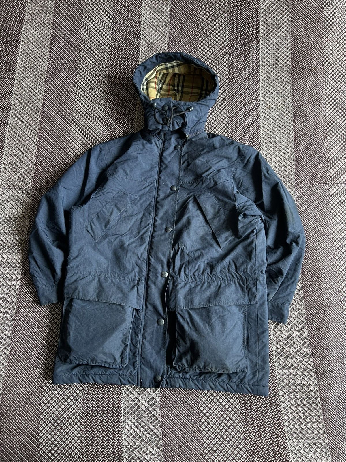 Burberry Burberry Coat Down Liner Vintage Jacket Solid Style Size US L / EU 52-54 / 3 - 2 Thumbnail