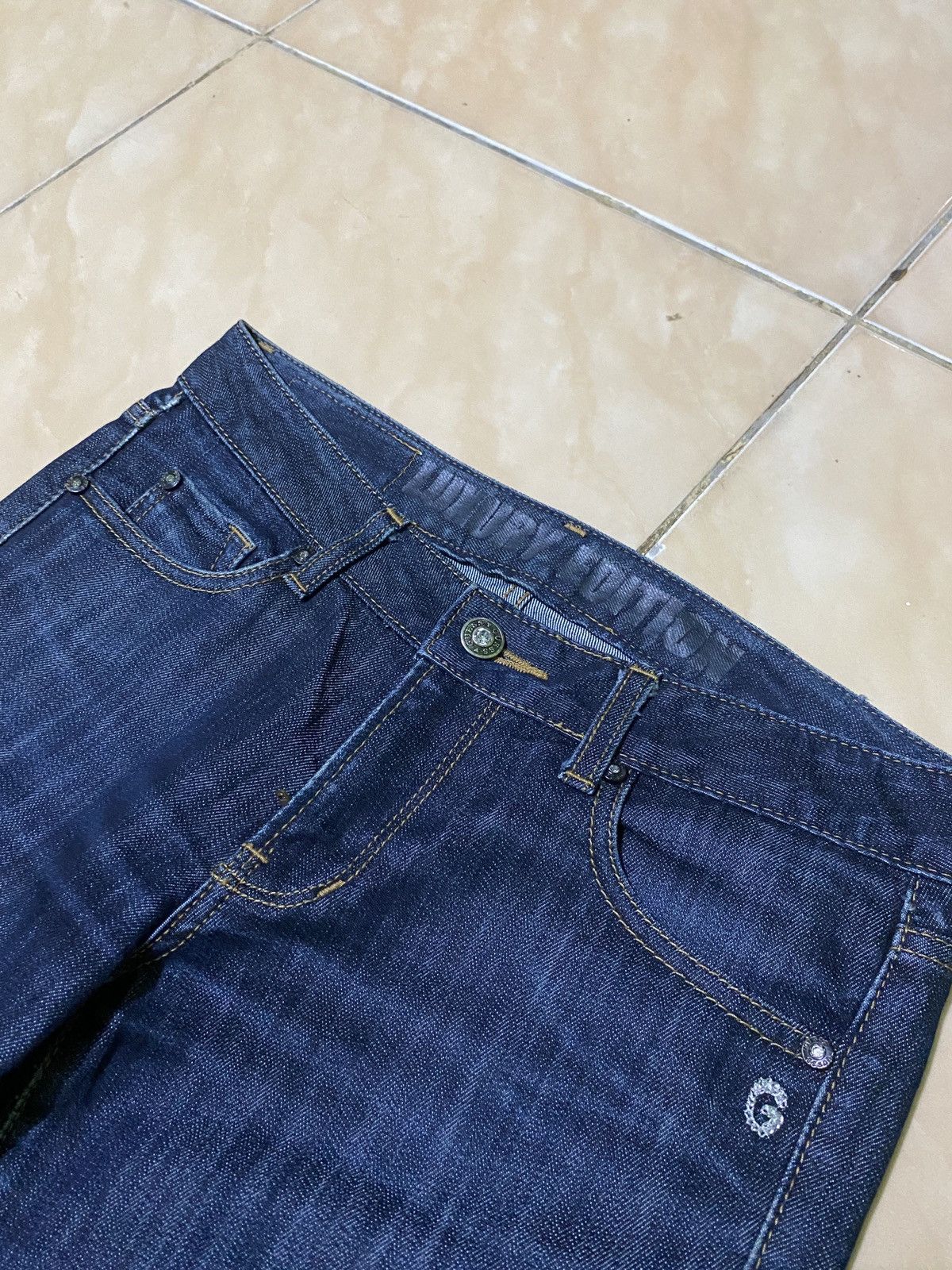 Guess × If Six Was Nine × Japanese Brand guess flare jeans blue indigo beads back pokcet Size 26" / US 2 / IT 38 - 5 Thumbnail