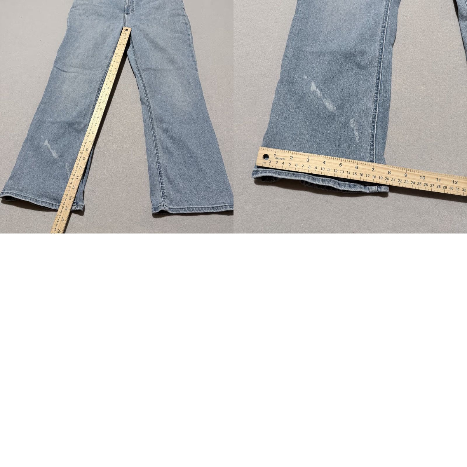Lee Lee Jeans Jeans Women Blue Light Wash Denim Stretch Pocket Classic Straight Zip Fly 14M Size 36" / US 14 / IT 50 - 9 Thumbnail