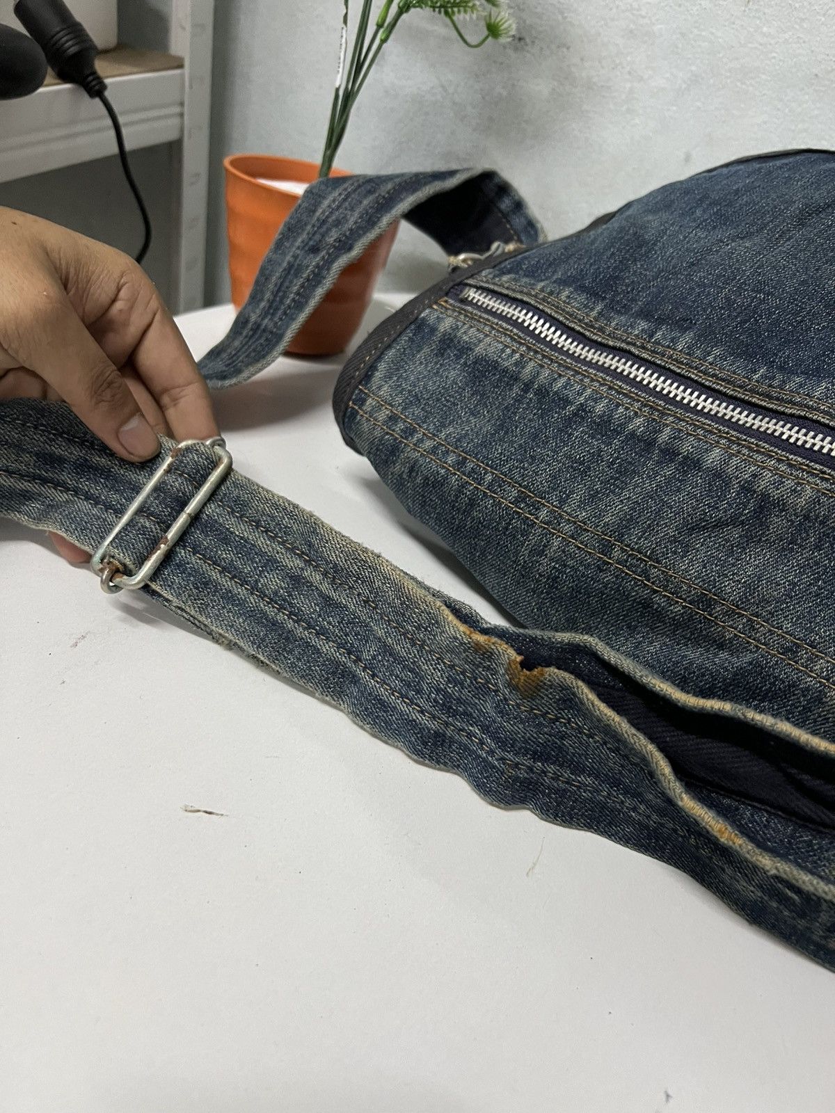 Japanese Brand × Vintage Vintage Denim DEVINETTE Shoulder Size ONE SIZE - 13 Thumbnail