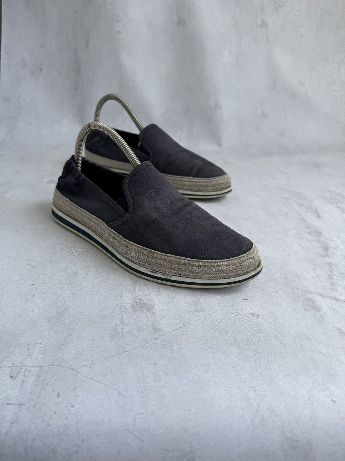Prada Prada Loafers Blue Casual Shoes Men Size US 7.5 / EU 40-41 - 8 Thumbnail