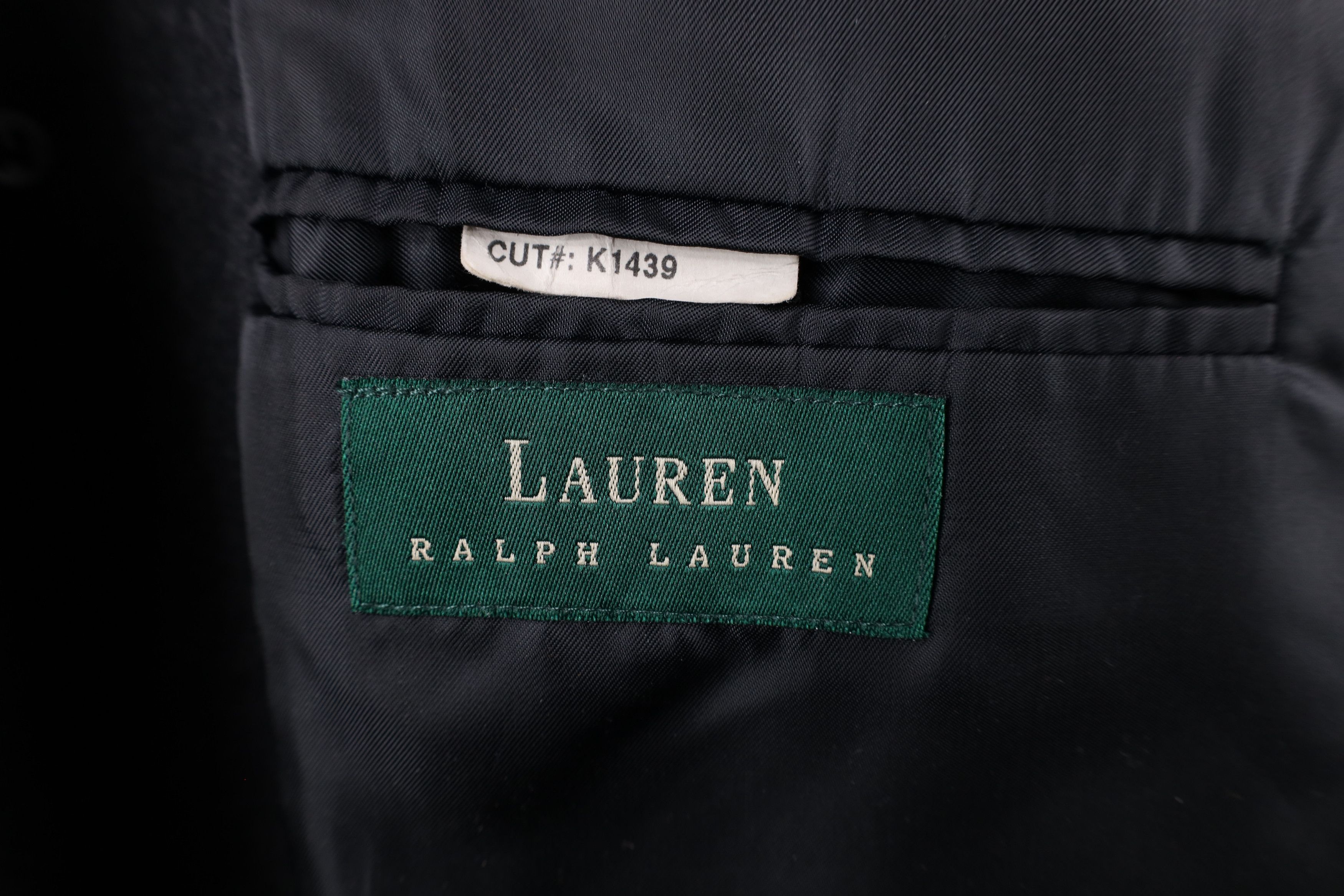 Ralph Lauren × Vintage Vintage 90s Ralph Lauren Overcoat Jacket Charcoal Gray Size US XXL / EU 58 / 5 - 8 Thumbnail