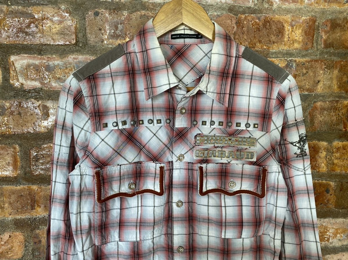 Marithe + Francois Girbaud 🔥🔥2000s MFG studs Shadow logo flannel Size US S / EU 44-46 / 1 - 3 Thumbnail
