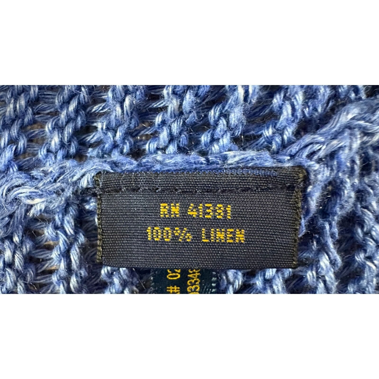 Polo Ralph Lauren Polo Ralph Lauren loose knit 100% Linen Sweater top size XL Size XL / US 12-14 / IT 48-50 - 3 Thumbnail