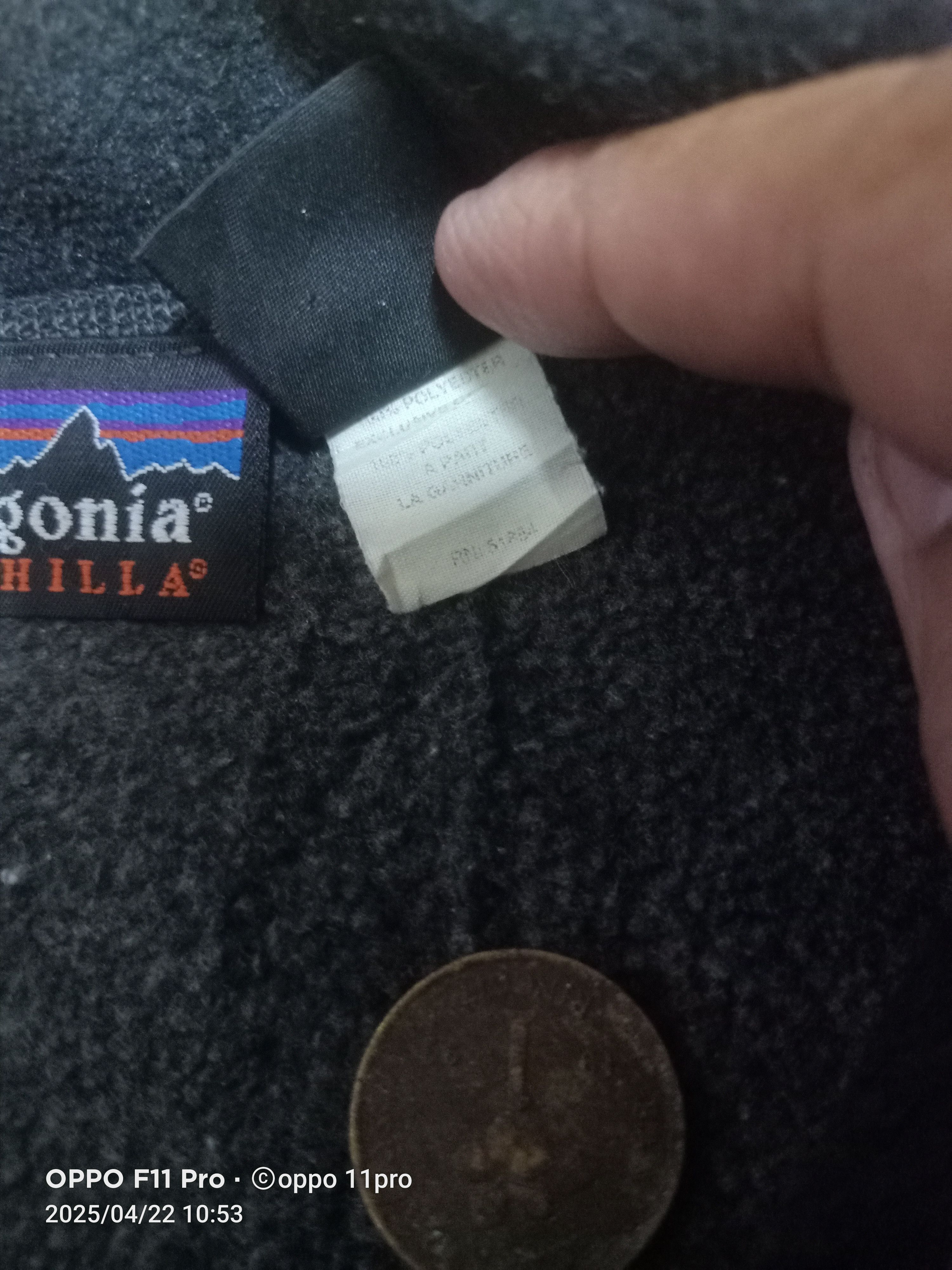 Patagonia × Vintage Patagonia Vintage Fleece Zipper Front Poket Size US L / EU 52-54 / 3 - 4 Thumbnail