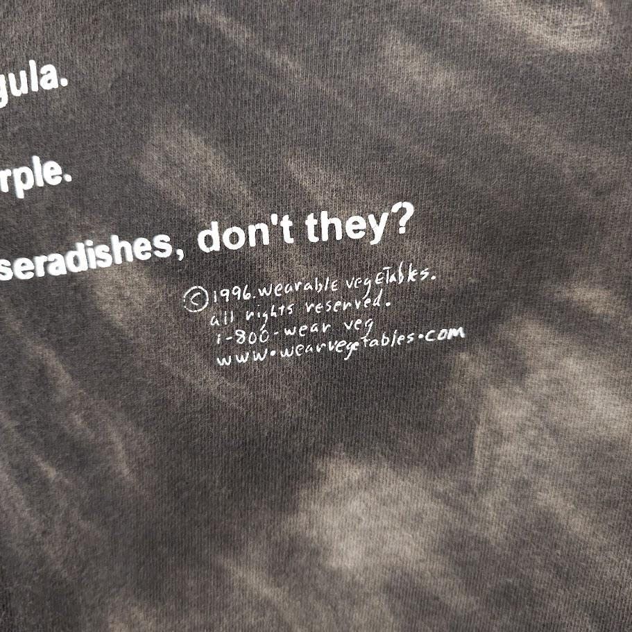 Vintage Vintage Movie Vegetables T Shirt Mens Size Large Black 90s Size US L / EU 52-54 / 3 - 3 Thumbnail