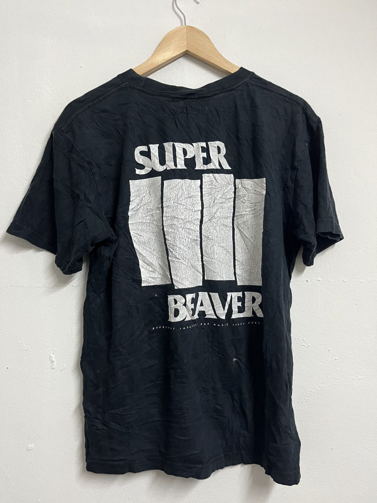 Japanese Brand Super Beaver Japanese Pop Black Flag rip off/seditionaries Size US L / EU 52-54 / 3 - 1 Thumbnail