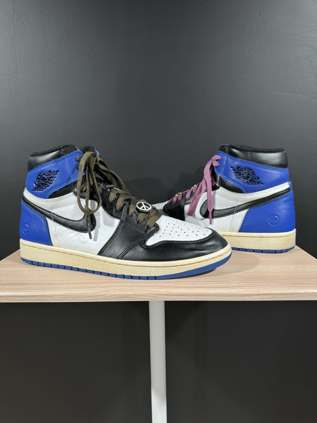 Fragment Design 2014 Air Jordan 1 Fragment Sneakers 11.5 With Custom Midsole Size US 11.5 / EU 44-45 - 3 Thumbnail