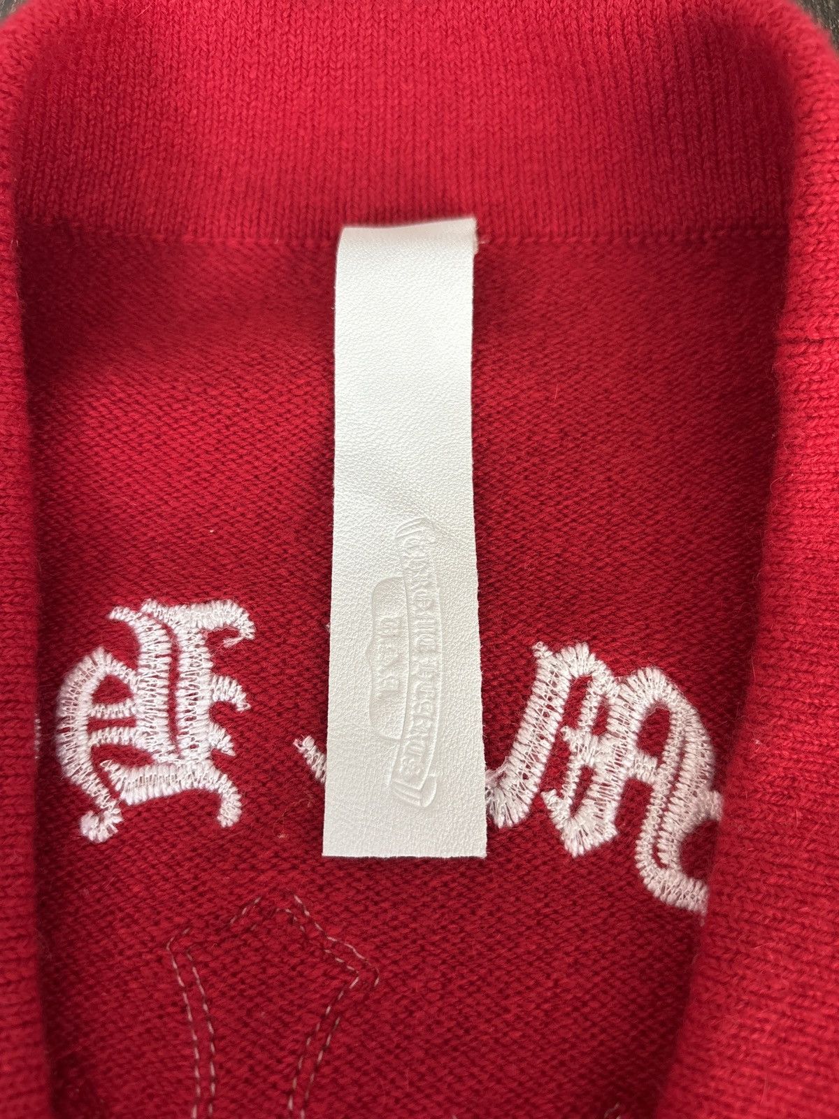 Chrome Hearts Chrome Hearts Cross Patch Hollywood Cashmere Cardigan Size US XL / EU 56 / 4 - 13 Thumbnail