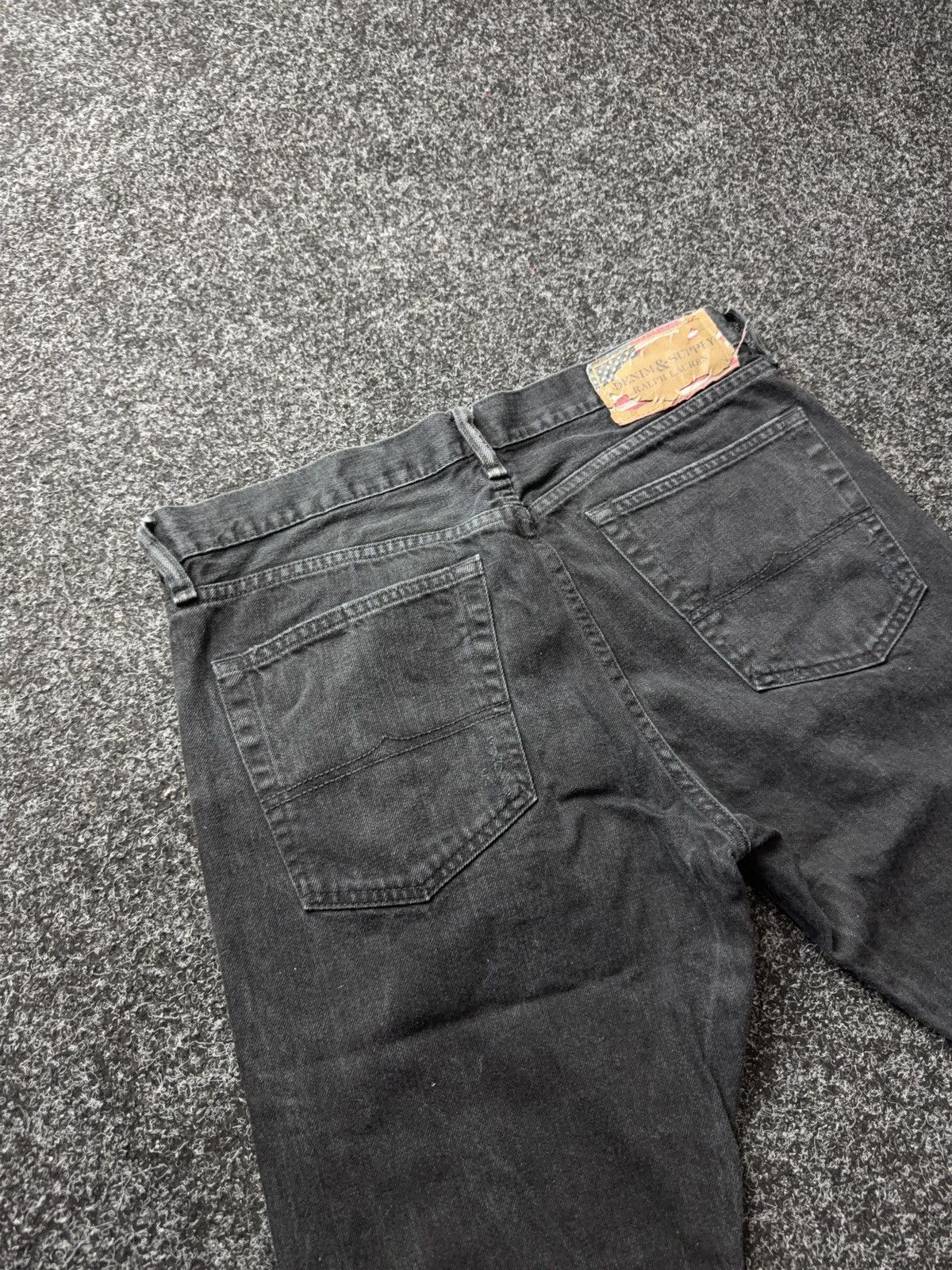 Denim & Supply Ralph Lauren 00s 🇺🇸 Ralph Lauren Denim Supply Black Slim Jeans Distressed Size US 34 / EU 50 - 18 Thumbnail