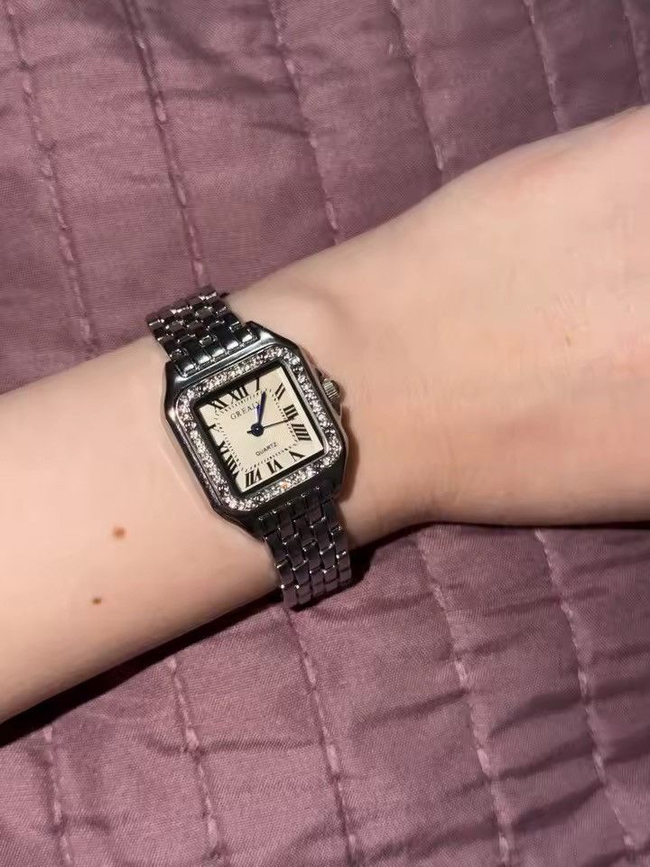 Japanese Brand Vintage 90s vintage retro luxury style quartz silver watch Size ONE SIZE - 2 Thumbnail