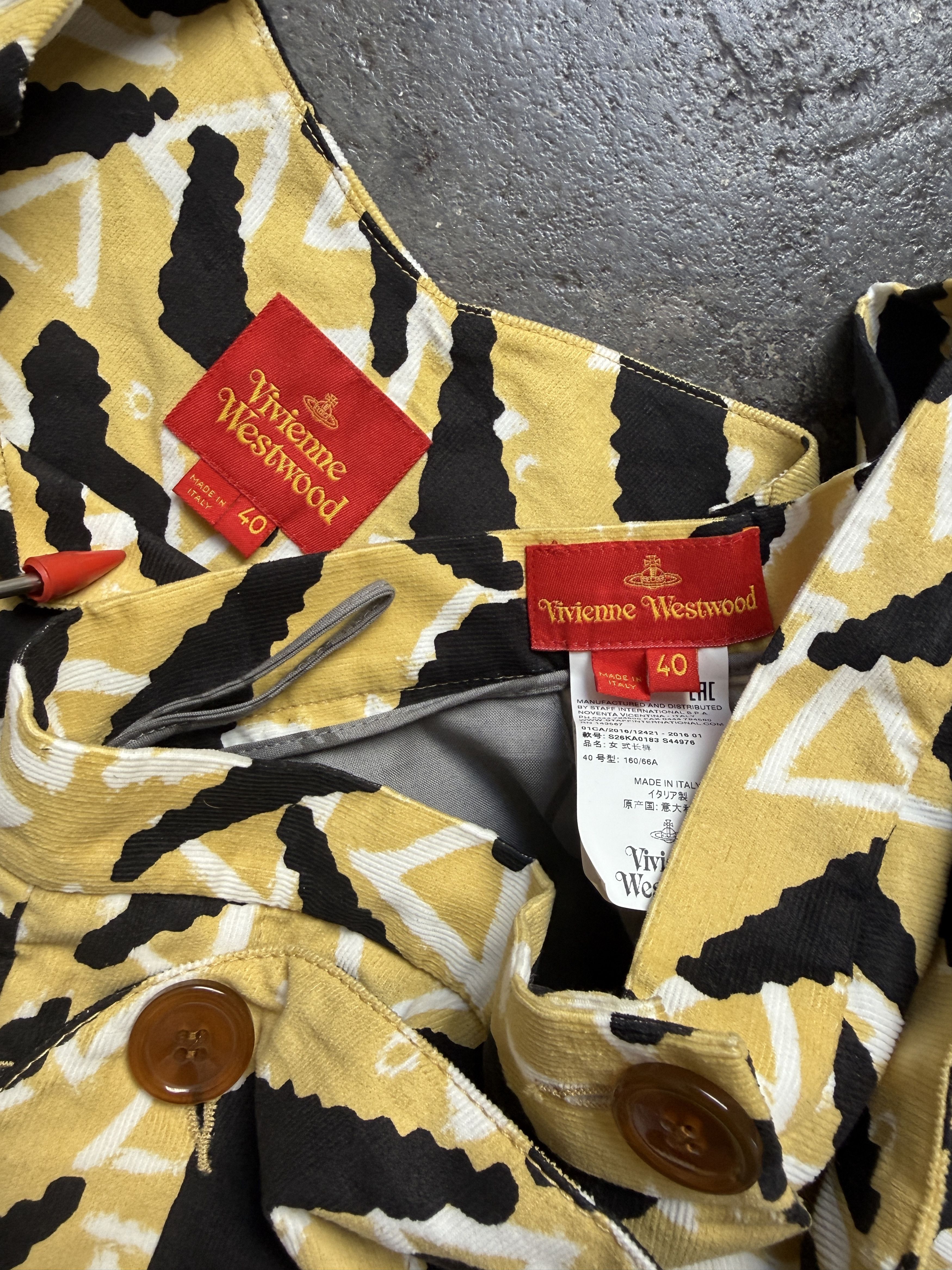 Vivienne Westwood Red Label 2016 Set !!! African Print W/ UNIQUE tailoring Size S / US 4 / IT 40 - 12 Thumbnail
