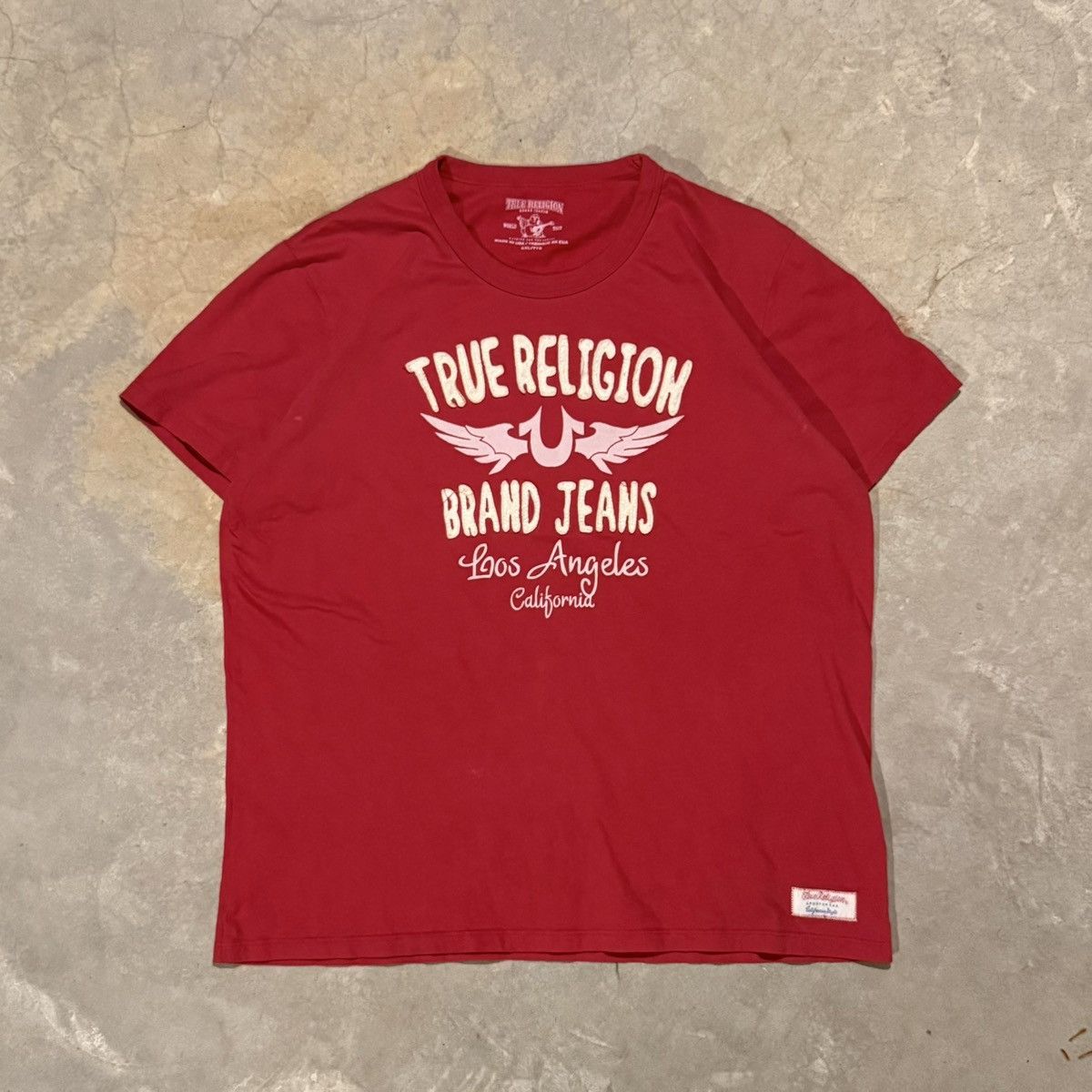 True Religion Vintage 2000s True Religion Logo Tee Chief Keef Cyber Y2K Size US XL / EU 56 / 4 - 1 Thumbnail