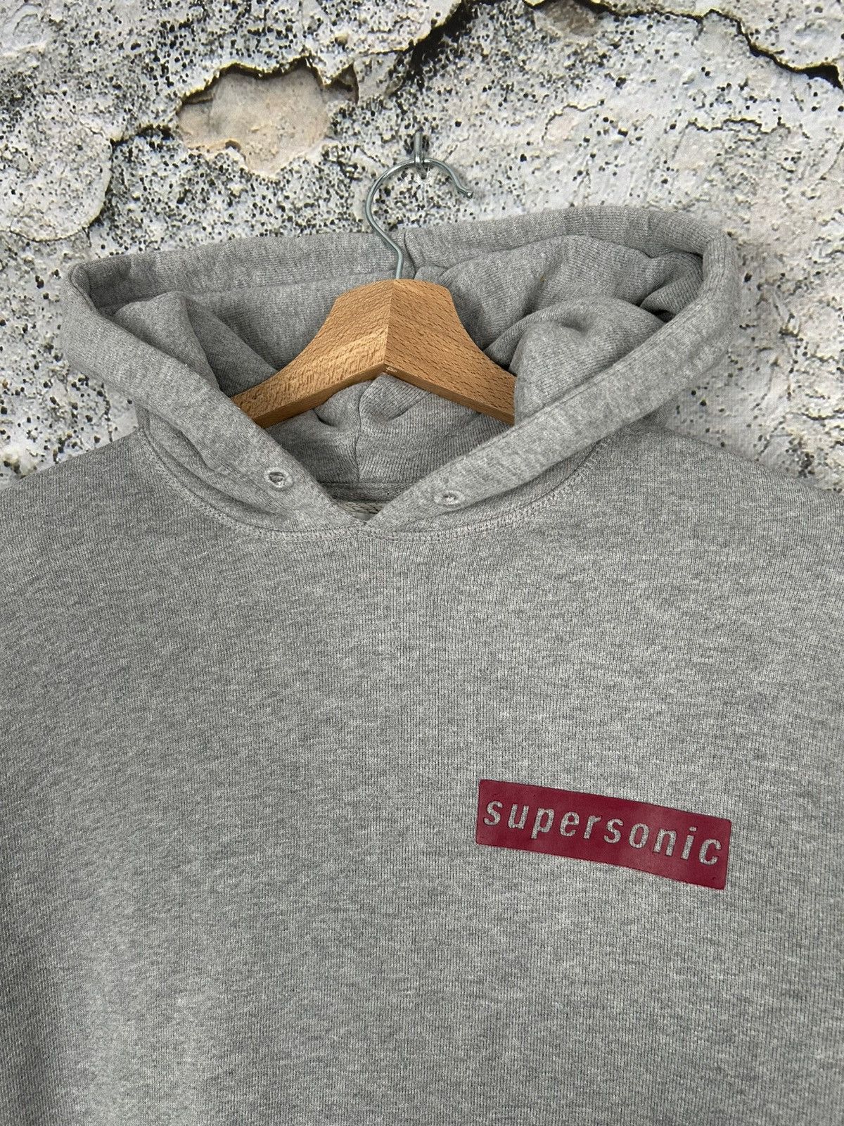 Samsoe Samsoe × Vintage Samsoe & Samsoe Supersonic Grey Hoodie Streetwear Vintage Size US M / EU 48-50 / 2 - 3 Thumbnail