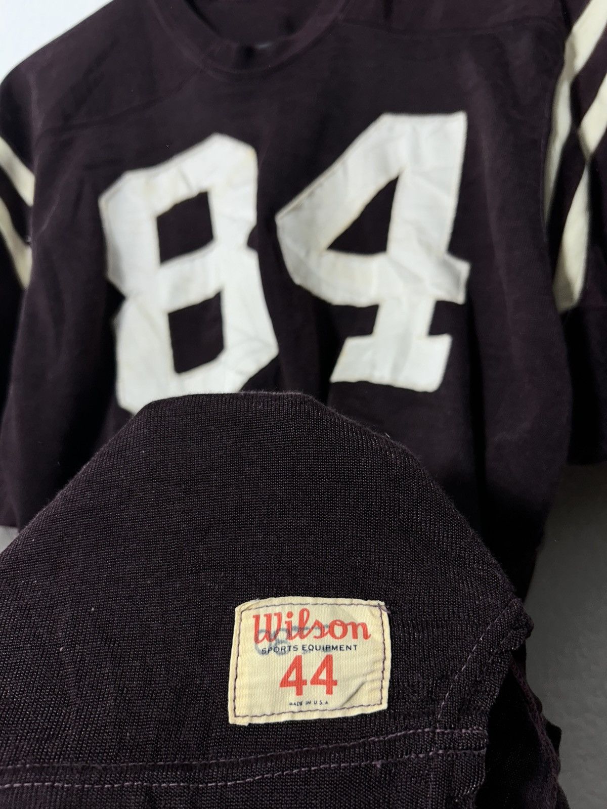 Vintage 60s Wilson Football Jersey Size US L / EU 52-54 / 3 - 3 Thumbnail