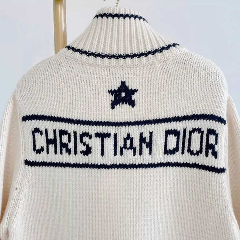 Dior Dior Beige knitted cardigancoat Size XS / US 0-2 / IT 36-38 - 5 Thumbnail